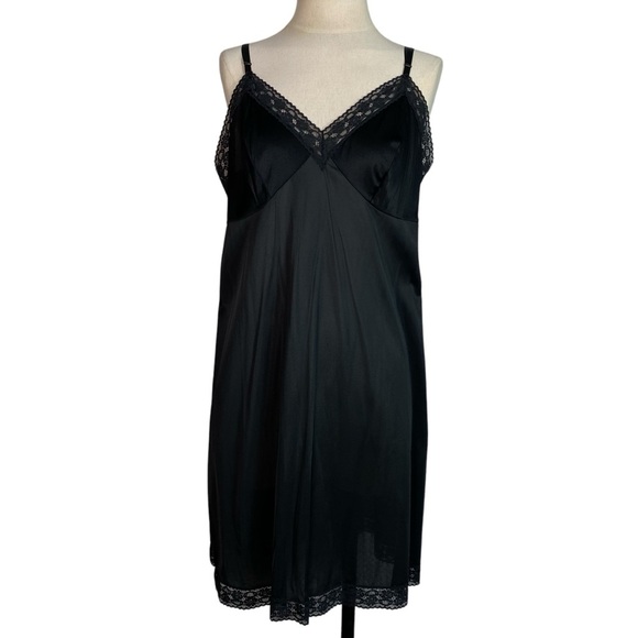 Vintage Other - Vintage Black Dress Slip